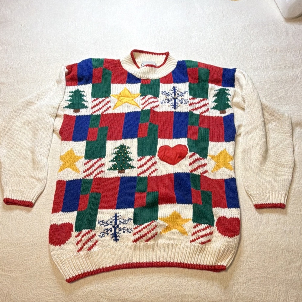Capistrano Womens Plus 20W Knit Crew Neck Holiday Pullover Sweater RN 60537